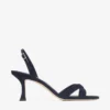 Elsy 70 Slingback din piele de căprioară de culoare marină