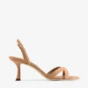 Elsy 70 Toffee Suede Crossover Slingback