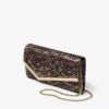 Emmie Negru și roz balet jimmy choo Geantă de mână din dantelă