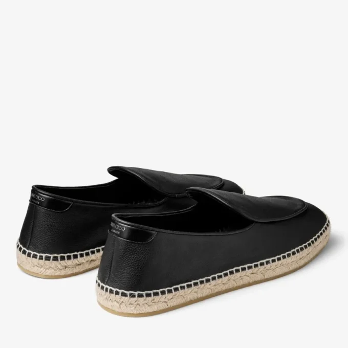 Espadrile Shenton din piele neagră