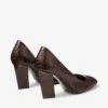 Farren 85 Piele cu imprimeu croc de culoare ciocolată