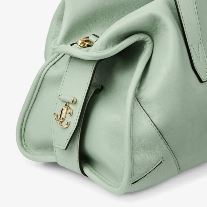 Geantă Bar Holdall Medium Verde Geantă de călătorie din piele Biker Geantă Bar Holdall Medium Verde Geantă de călătorie din piele Biker