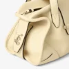 Geantă de călătorie Bar Holdall mică din piele Biker Buttermilk Geantă de călătorie Bar Holdall mică din piele Biker Buttermilk