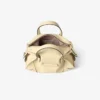 Geantă de călătorie Bar Holdall mică din piele Biker Buttermilk Geantă de călătorie Bar Holdall mică din piele Biker Buttermilk