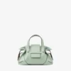 Geantă de călătorie Bar Holdall Small Geantă de călătorie din piele Verde Biker Geantă de călătorie Bar Holdall Small Geantă de călătorie din piele Verde Biker