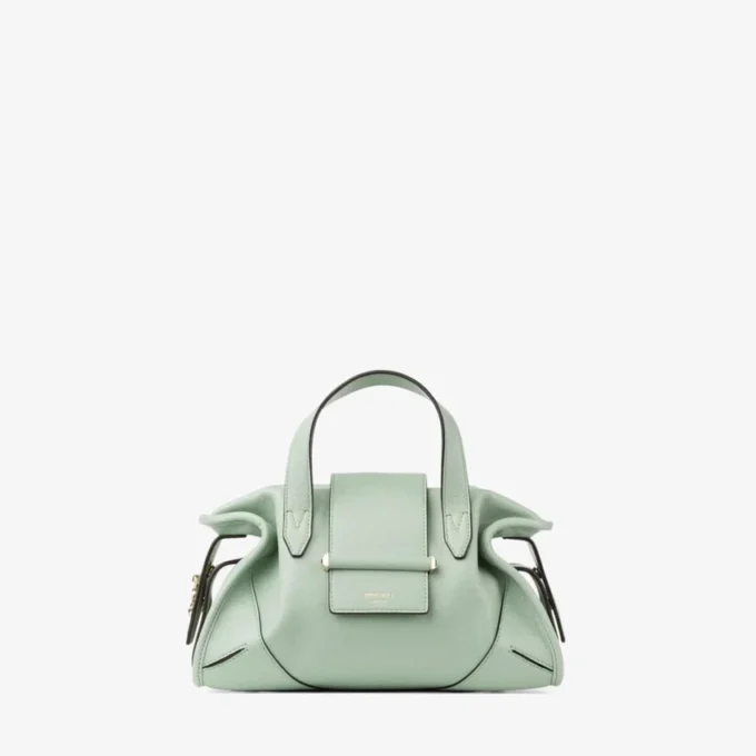 Geantă de călătorie Bar Holdall Small Geantă de călătorie din piele Verde Biker Geantă de călătorie Bar Holdall Small Geantă de călătorie din piele Verde Biker