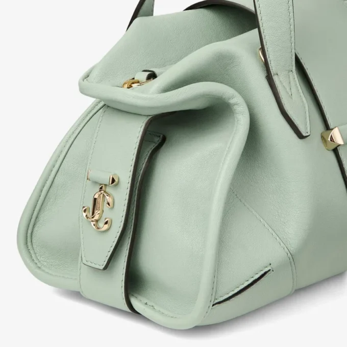 Geantă de călătorie Bar Holdall Small Geantă de călătorie din piele Verde Biker Geantă de călătorie Bar Holdall Small Geantă de călătorie din piele Verde Biker