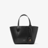 Geantă de mână Diamond Tote mică, din piele de vițel neagră Geantă de mână Diamond Tote mică, din piele de vițel neagră