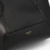 Geantă de mână Diamond Tote mică, din piele de vițel neagră Geantă de mână Diamond Tote mică, din piele de vițel neagră