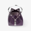 Geantă de mână din satin Bon Bon Winter Bloom cu brățară metalică Geantă de mână din satin Bon Bon Winter Bloom cu brățară metalică