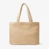 Geantă de plajă East-West din rafie naturală brodată Geantă de plajă East-West din rafie naturală brodată