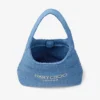 Geantă de umăr Beach Diamond Hobo Large din rafie albastru ocean și ecru Geantă de umăr Beach Diamond Hobo Large din rafie albastru ocean și ecru