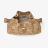 Geantă de umăr Cinch Medium din rafie țesută cu flori naturale Geantă de umăr Cinch Medium din rafie țesută cu flori naturale