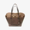 Geantă Diamond Tote medie din piele de vițel netedă, culoare coniac