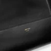 Geantă mare de mână Diamond din piele de vițel neagră Geantă mare de mână Diamond din piele de vițel neagră