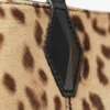 Geantă mare de tip tote cu imprimeu leopard natural