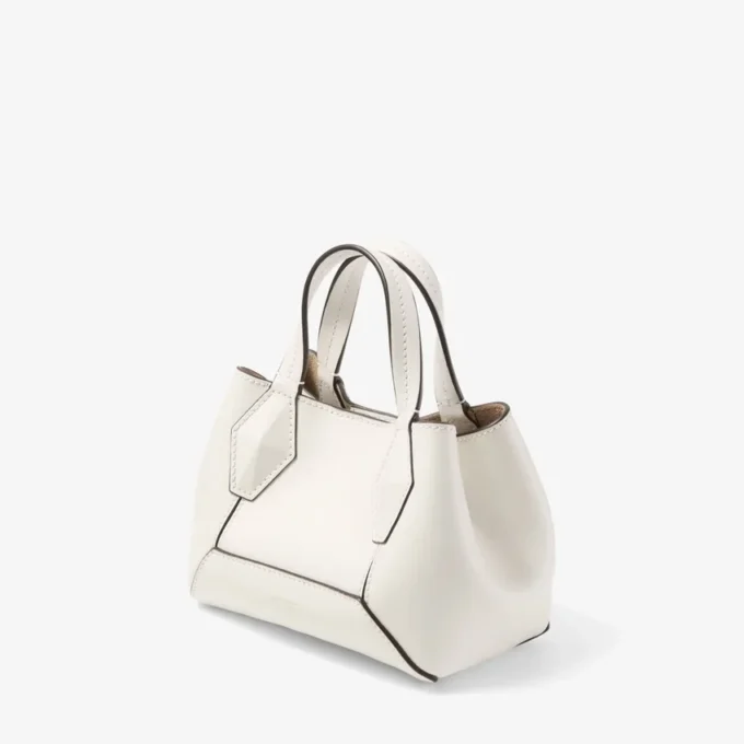Geantă mini Diamond Tote din piele Latte