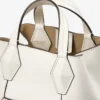 Geantă mini Diamond Tote din piele Latte