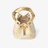 Geantă tip sac din piele Tie Dye Bon Bon Natural Mix cu mâner sculptat Geantă tip sac din piele Tie Dye Bon Bon Natural Mix cu mâner sculptat
