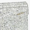 Gență de mână din acril cu sclipici gros, de culoare Candy Champagne Gență de mână din acril cu sclipici gros, de culoare Candy Champagne