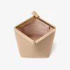 Gența de mână Ganache din piele nappa de culoare chai Gența de mână Ganache din piele nappa de culoare chai