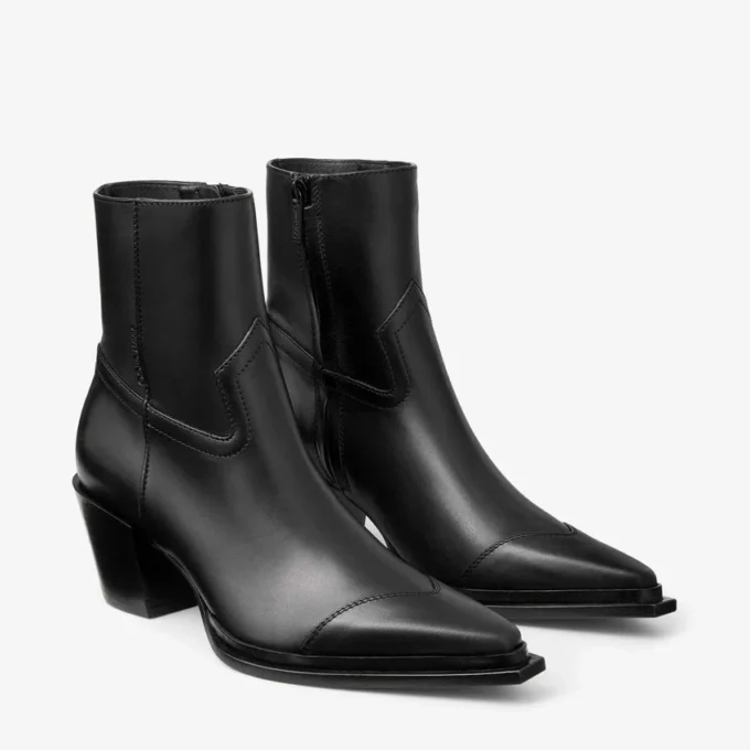 Ghete Cece 60 Ghete negre din piele moale Vachetta