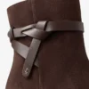 Ghete Lawton 65 din piele de vițel și piele de căprioară ciocolatie Ghete Lawton 65 din piele de vițel și piele de căprioară ciocolatie