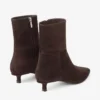 Ghete Lory 35 din piele de căprioară ciocolatie Ghete Lory 35 din piele de căprioară ciocolatie