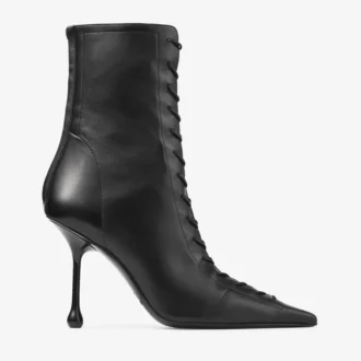 Ghete Scarlett 95 din piele nappa neagră Ghete Scarlett 95 din piele nappa neagră