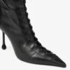 Ghete Scarlett 95 din piele nappa neagră Ghete Scarlett 95 din piele nappa neagră