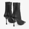 Ghete Scarlett 95 din piele nappa neagră Ghete Scarlett 95 din piele nappa neagră