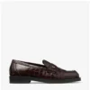 Ivy Loafer Sambuco Mocasini din piele cu imprimeu crocodil lucios Ivy Loafer Sambuco Mocasini din piele cu imprimeu crocodil lucios