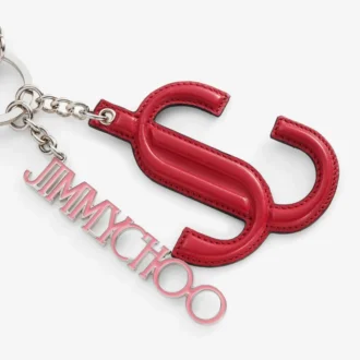 Jc Multi Charm Broșă pentru gență din piele de vițel roșie și roz bomboană cu logo stea Jc Multi Charm Broșă pentru gență din piele de vițel roșie și roz bomboană cu logo stea