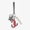 Jc Multi Charm Broșă pentru gență din piele de vițel roșie și roz bomboană cu logo stea Jc Multi Charm Broșă pentru gență din piele de vițel roșie și roz bomboană cu logo stea