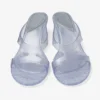 Jelly Drop 50 Sandale din jelly argintiu cu sclipici Jelly Drop 50 Sandale din jelly argintiu cu sclipici