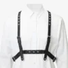 Jimmy Choo Noir Kei Ninomiya Harnă cu o singură stea, din piele de vițel netedă neagră, cu ornamente metalice cu stele multiple Jimmy Choo Noir Kei Ninomiya Harnă cu o singură stea, din piele de vițel netedă neagră, cu ornamente metalice cu stele multiple