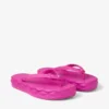 Șlapi cu diamante, fucsia, din cauciuc Șlapi cu diamante, fucsia, din cauciuc