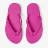 Șlapi cu diamante, fucsia, din cauciuc Șlapi cu diamante, fucsia, din cauciuc