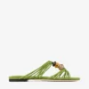 Lova Mule Flat Clover Mix Pantofi fără toc din piele de căprioară cu mărgele Lova Mule Flat Clover Mix Pantofi fără toc din piele de căprioară cu mărgele