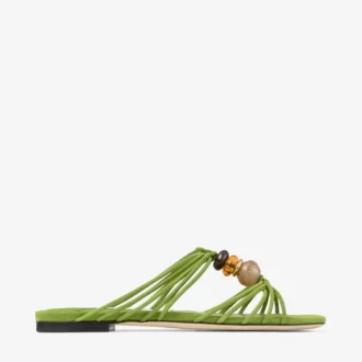 Lova Mule Flat Clover Mix Pantofi fără toc din piele de căprioară cu mărgele Lova Mule Flat Clover Mix Pantofi fără toc din piele de căprioară cu mărgele