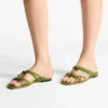 Lova Mule Flat Clover Mix Pantofi fără toc din piele de căprioară cu mărgele Lova Mule Flat Clover Mix Pantofi fără toc din piele de căprioară cu mărgele