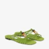 Lova Mule Flat Clover Mix Pantofi fără toc din piele de căprioară cu mărgele Lova Mule Flat Clover Mix Pantofi fără toc din piele de căprioară cu mărgele