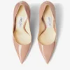 Love 100 Pantofi cu vârf ascuțit din piele lăcuită roz balet cu emblemă Jc Love 100 Pantofi cu vârf ascuțit din piele lăcuită roz balet cu emblemă Jc