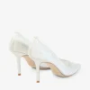 Love 85 Pantofi cu toc înalt din pânză de bumbac, de culoare Ivory Candyfloss Glitter Love 85 Pantofi cu toc înalt din pânză de bumbac, de culoare Ivory Candyfloss Glitter