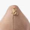 Love 85 Pantofi cu vârf ascuțit din piele de căprioară roz balet cu emblemă Jc Love 85 Pantofi cu vârf ascuțit din piele de căprioară roz balet cu emblemă Jc