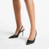 Love Sling Back 85 Pantofi cu baretă din piele de vițel neagră Love Sling Back 85 Pantofi cu baretă din piele de vițel neagră