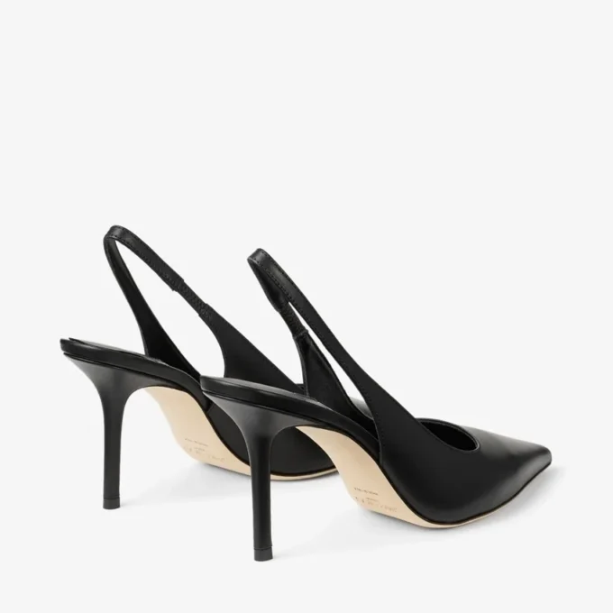 Love Sling Back 85 Pantofi cu baretă din piele de vițel neagră Love Sling Back 85 Pantofi cu baretă din piele de vițel neagră
