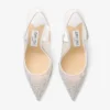 Love Sling Back 85 Pantofi cu baretă din plasă albă cu cristale DéGradé Galaxy Love Sling Back 85 Pantofi cu baretă din plasă albă cu cristale DéGradé Galaxy
