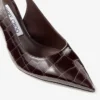 Love Sling Back 85 Sambuco Pantofi cu baretă din piele lucioasă cu imprimeu de crocodil Love Sling Back 85 Sambuco Pantofi cu baretă din piele lucioasă cu imprimeu de crocodil