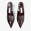 Love Sling Back 85 Sambuco Pantofi cu baretă din piele lucioasă cu imprimeu de crocodil Love Sling Back 85 Sambuco Pantofi cu baretă din piele lucioasă cu imprimeu de crocodil